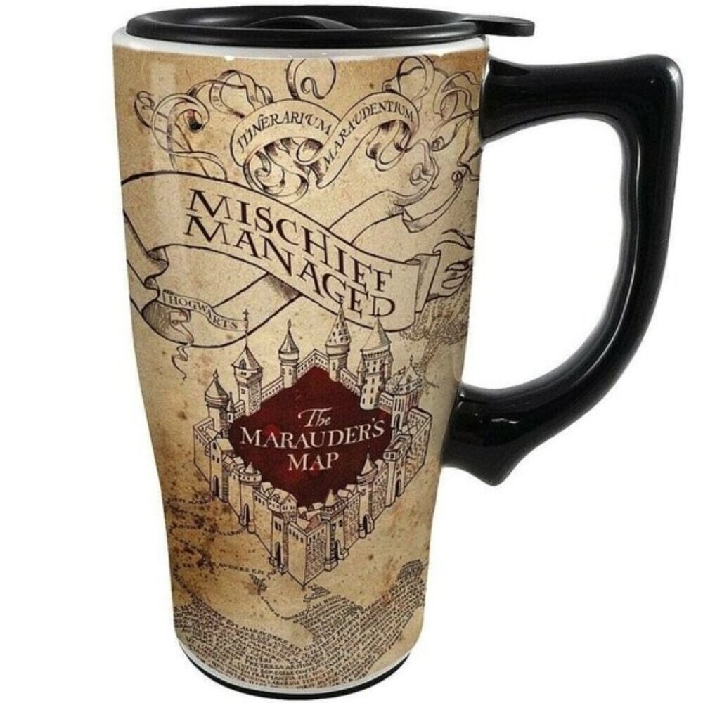Travel Mug Harry Potter Marauders Map New